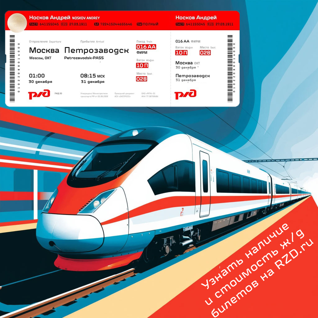 Узнать стоимость железнодорожных билетов